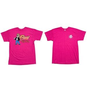 Frisch’s Big Boy T-Shirt Cruisin’ Tee Shirt Graphic Hot Pink L Large